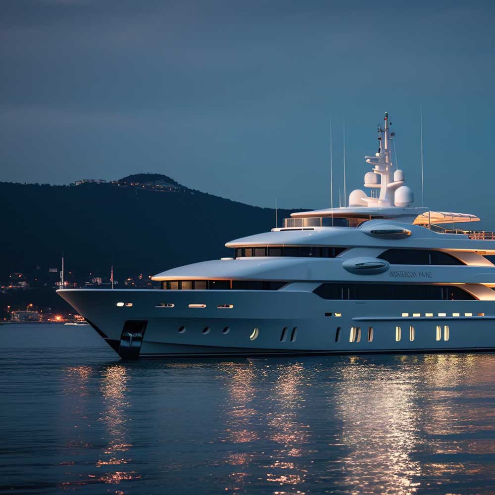 Custom audio video installation on a luxury yacht